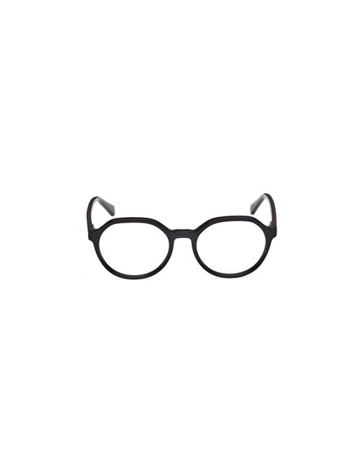 Guess Black Gu50166 001 Optical Frames Acetate Round Normal