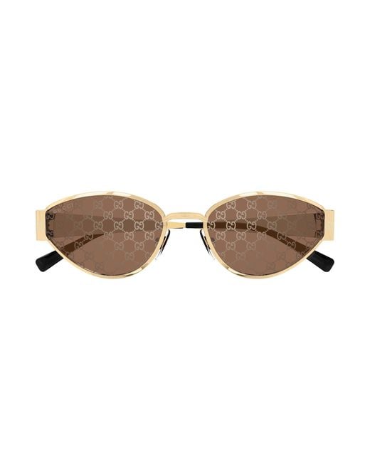 Gucci Black Gg1853S 003 Sunglasses Metal Geometric for men