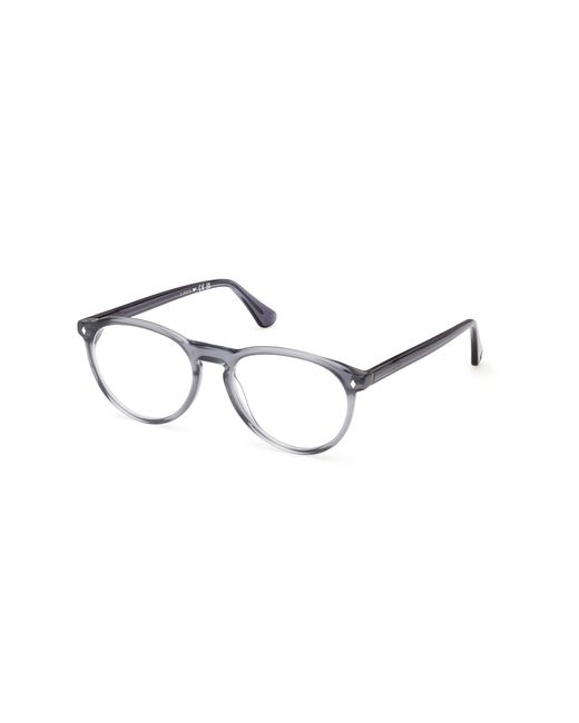 Web Black We5474 090 Optical Frames Acetate Round Normal for men