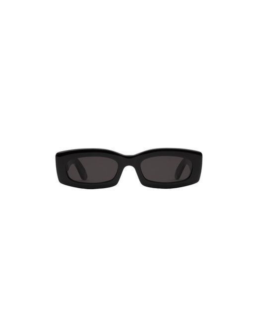 Retrosuperfuture Black 8E6 Zaga Sunglasses Acetate Squared Normal