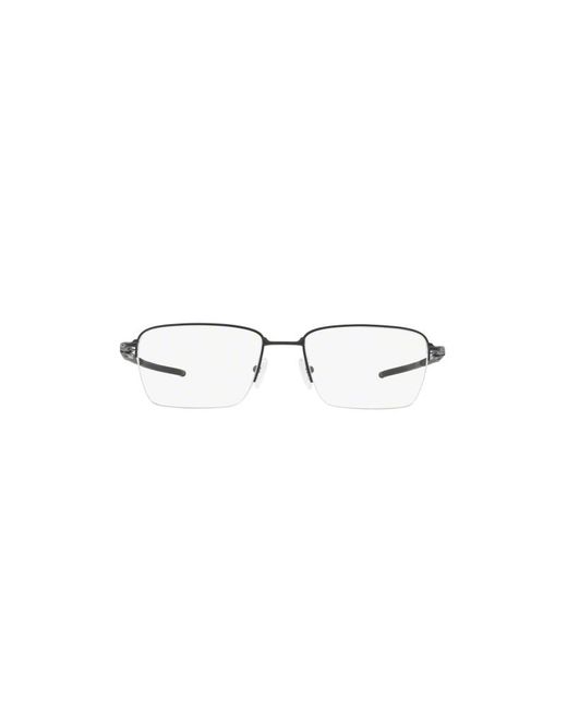 Oakley Black Ox5128 Gauge 3.2 Blade 512804 Optical Frames Titanium Squared Normal for men