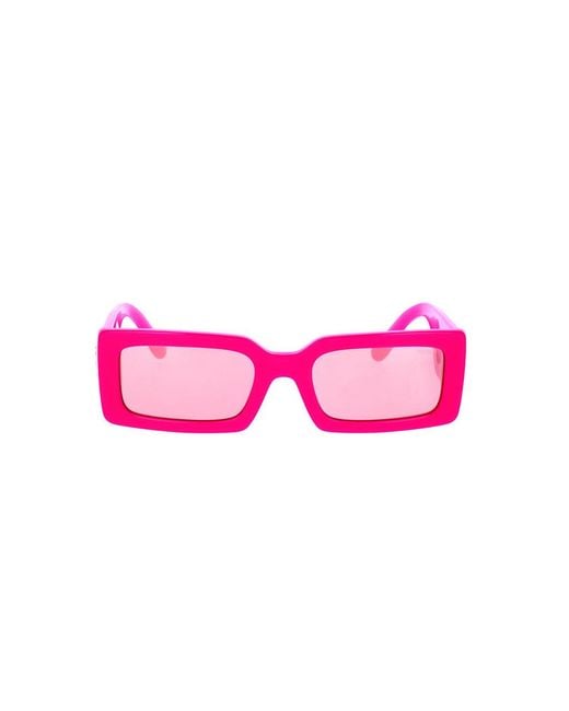Dolce & Gabbana Pink Dg4416 33794Z Sunglasses Plastic Squared Mirror