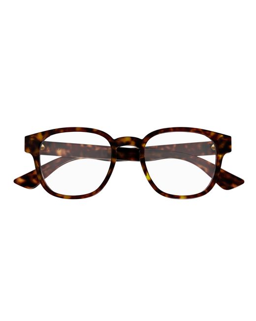 Gucci Black Gg1343O 002 Optical Frames Plastic Squared for men