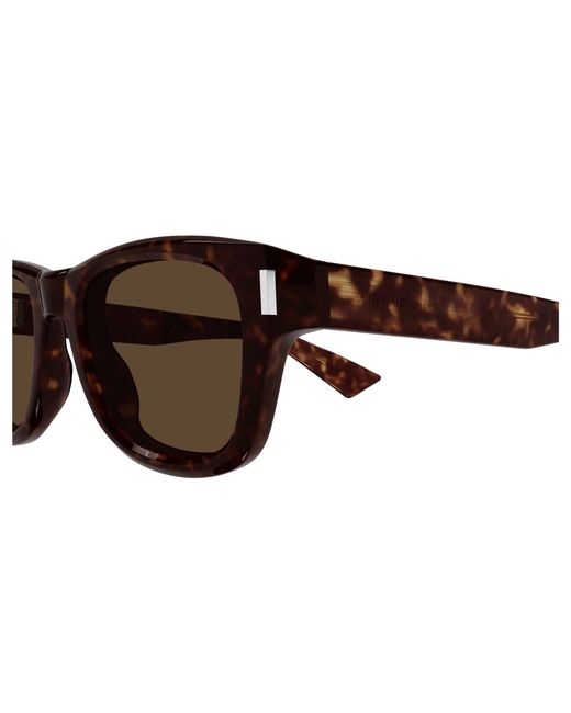 Saint Laurent Black Sl 801 002 Sunglasses Acetate Round for men