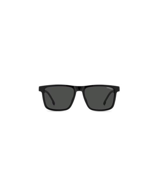 Carrera Black Ca8061/Cs 08A/M9 Sunglasses Injected Squared Polarized Clip-On for men