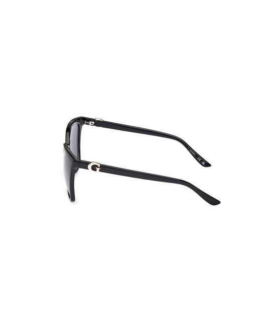 Guess Black Gu00191 01A Sunglasses Injected Smoke Squared Normal