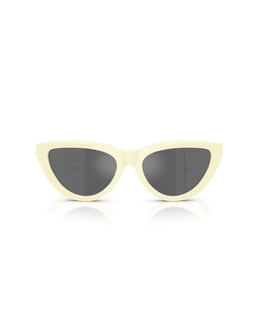 Burberry Black Be4436U 41456G Sunglasses Acetate Cat Eye Mirrored