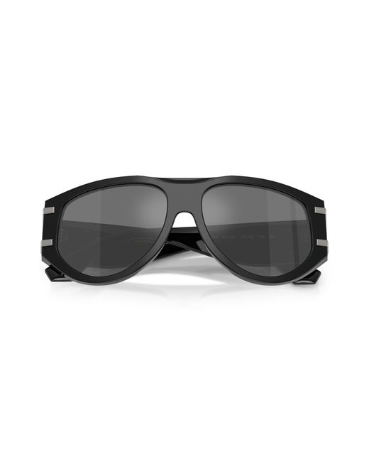 Dolce & Gabbana Black Dg4499 501/6G Sunglasses Acetate Pilot Mirrored