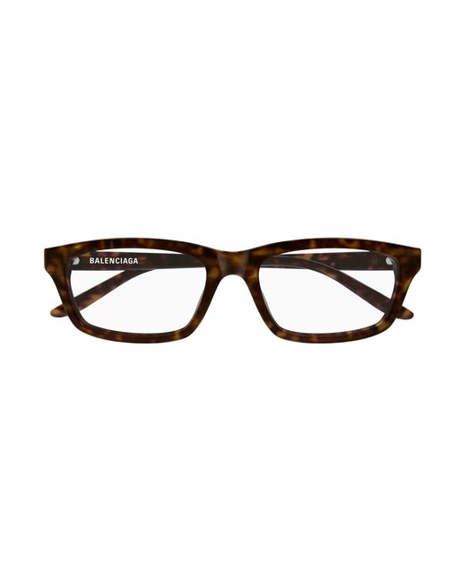 Balenciaga Black Bb0439O 002 Optical Frames Acetate Transparent Squared for men