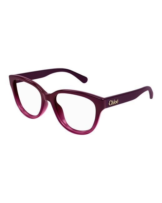 Chloé Black Ch0243O 003 Optical Frames Acetate Transparent Cat Eye