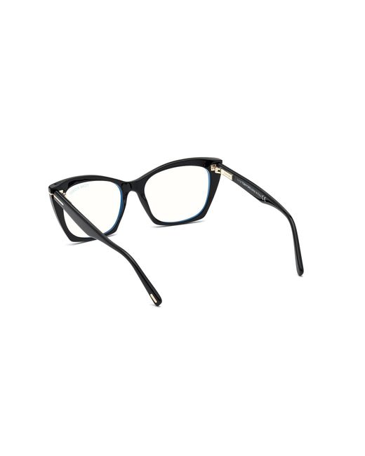 Tom Ford Black Ft5709-B 001 Optical Frames Acetate Cat Eye Normal