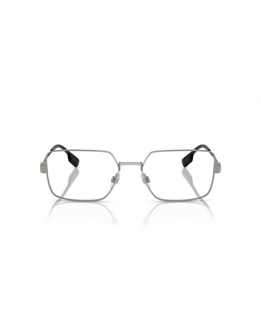 Burberry Black Be1380 1003 Optical Frames Steel Transparent Squared Normal for men