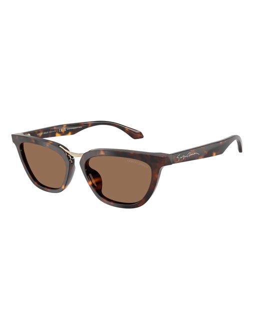 Giorgio Armani Black Ar8253U 612473 Sunglasses Acetate Butterfly Normal