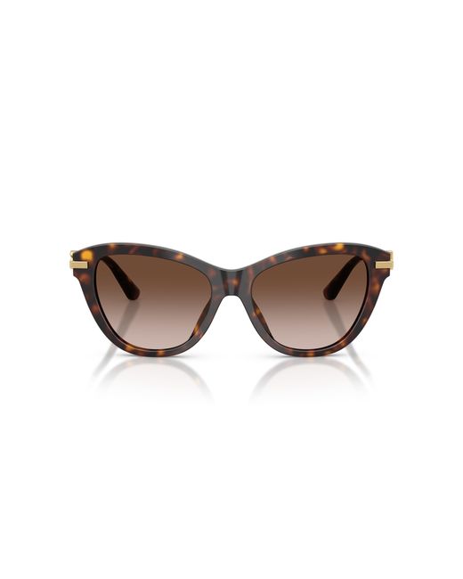 Dolce & Gabbana Black Dg4534 502/13 Sunglasses Acetate Butterfly Normal Nuanced