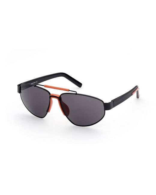 DSquared² Black Dq0366 05A Outlet Sunglasses Metal Round Normal for men