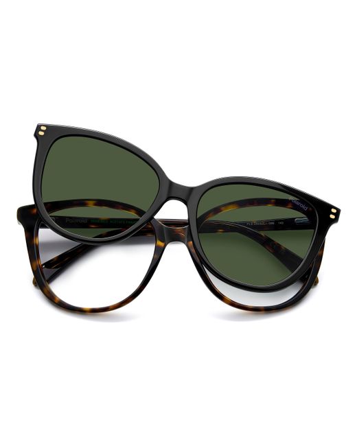 Polaroid Black Pld D605/C 086/Uc Optical Frames Acetate Butterfly Polarized