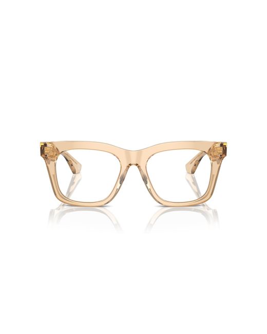 Burberry Black Be2407 4063 Optical Frames Acetate Transparent Squared Normal