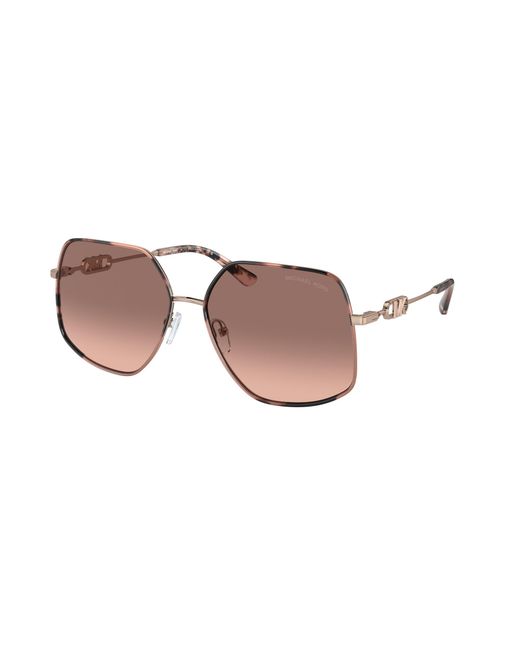 Michael Kors Black Mk1127J Empire Butterfly 110813 Sunglasses Metal Geometric Normal Shaded