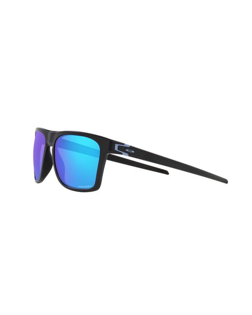 Oakley Blue Oo9100 910012 Sunglasses Plastic Squared Normal Prizm for men