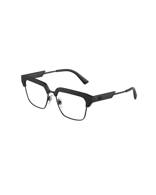 Dolce & Gabbana Black Dg5103 2525 Optical Frames Injected Squared for men