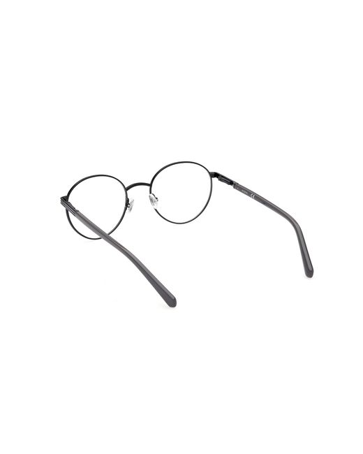 Guess Black Gu50043 001 Optical Frames Metal Round Normal for men