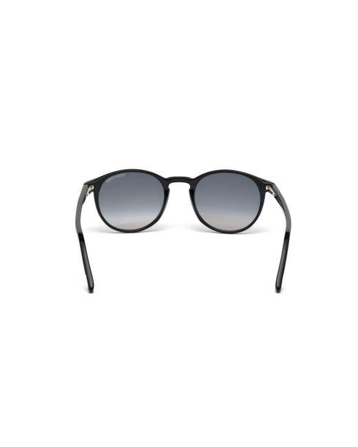 Tom Ford Black Ft0539 Andrea-02 01B Sunglasses Acetate Round Normal Shaded for men