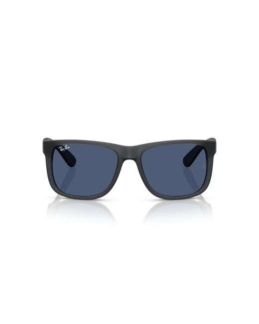 Ray-Ban Black Justin Classic Sunglasses Frame Blue Lenses Polarized for men