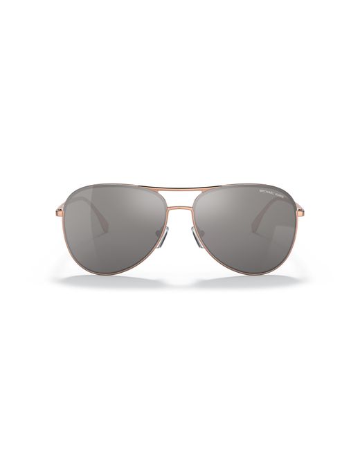 Michael Kors Black Mk1089 Kona 11086G Sunglasses Metal Pilot Mirror