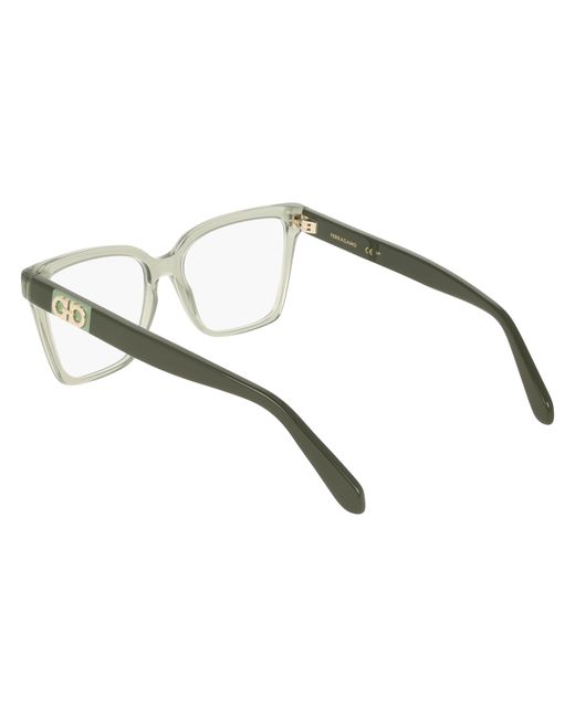 Ferragamo Black Sf3060 313 Optical Frames Acetate Squared Normal