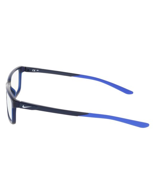 Nike Black 7292 411 Optical Frames Bio-Inject Squared Normal for men