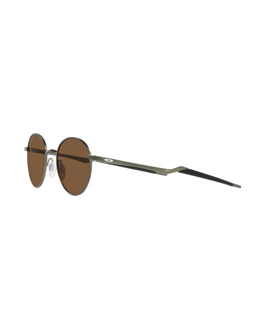 Oakley Black Oo4146 Terrigal 414607 Sunglasses Metal Copper Round Normal for men