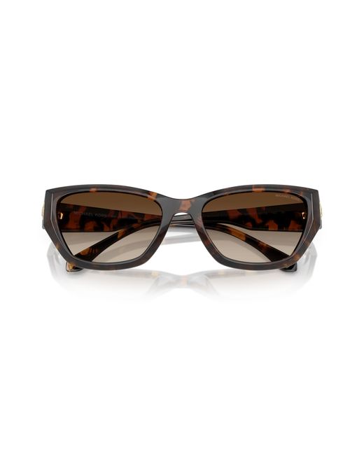 Michael Kors Black Mk2242D Pearl River 300613 Sunglasses Injected Geometric Normal Shaded