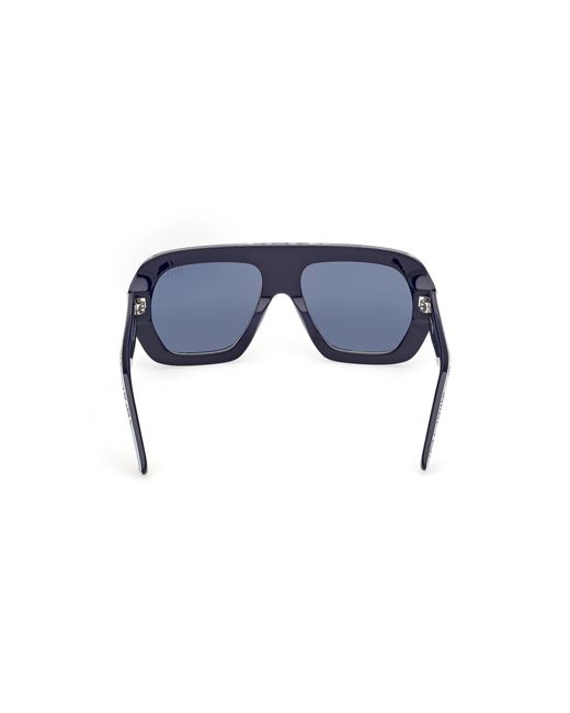 Emilio Pucci Blue Ep0252 99V Sunglasses Acetate Geometric Normal