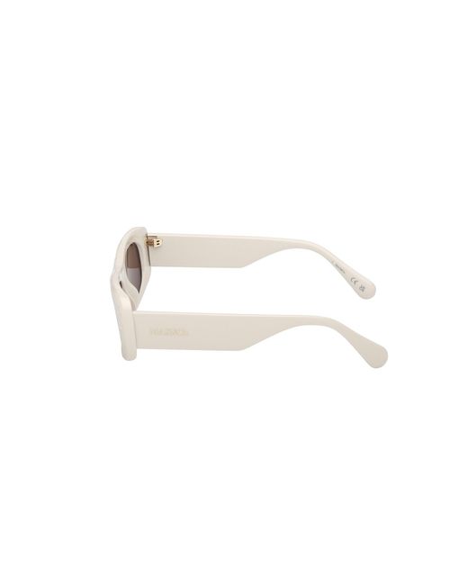 MAX&Co. Black Mo0142 25E Sunglasses Injected Squared Normal