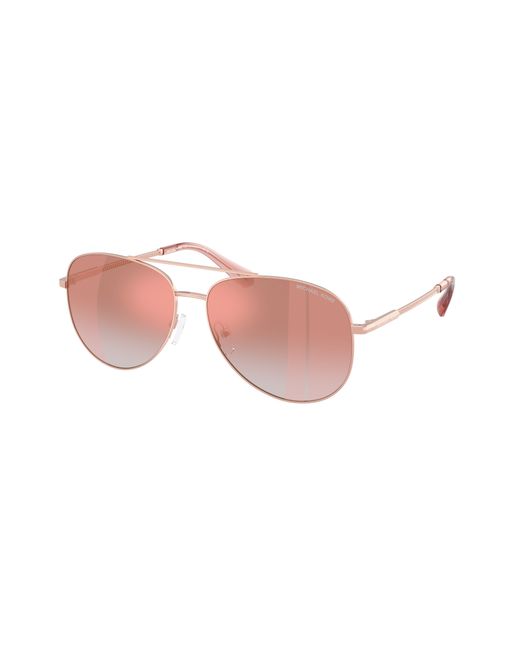 Michael Kors Black Mk1172 Perledo 11086F Sunglasses Metal Pilot Normal Shaded