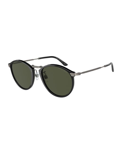 Giorgio Armani Black Ar 318Sm 500131 Sunglasses Acetate Pantos Normal for men