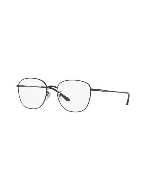 Vogue Eyewear Black Vo4124D 352 Optical Frames Metal Squared Normal
