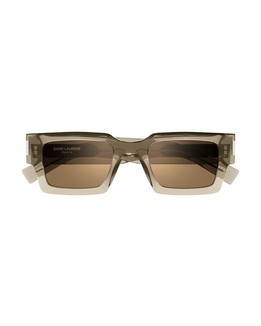 Saint Laurent Black Sl 572 006 Sunglasses Acetate Squared Flash