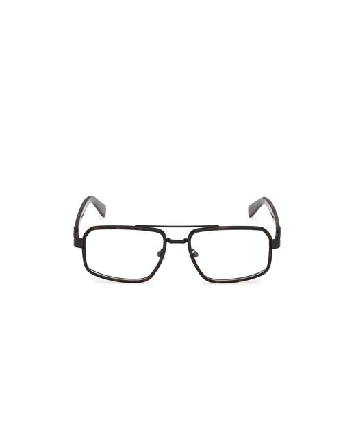 Guess Black Gu50372 052 Optical Frames Metal Squared Normal for men