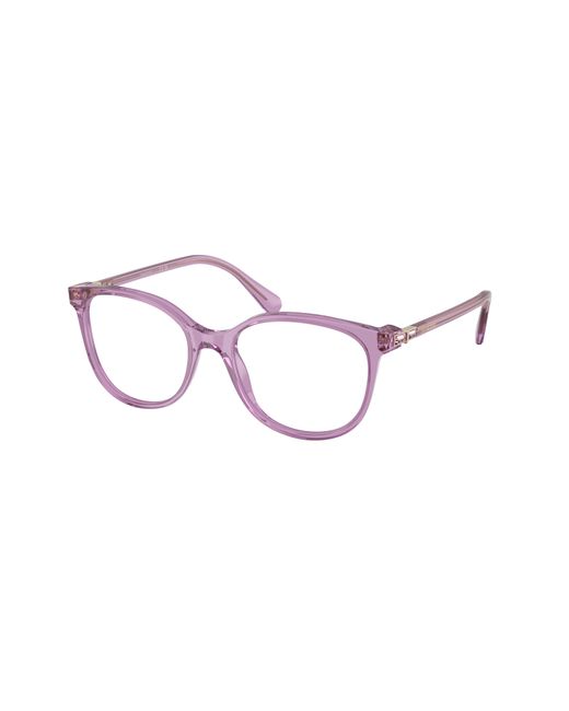 Swarovski Black Sk2002 1096 Optical Frames Acetate Transparent Squared Normal