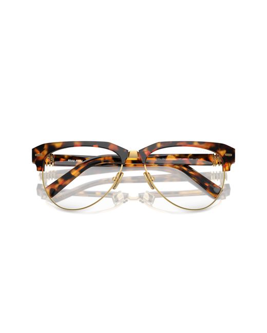 Miu Miu Black Mu 09Zs 19P08N Sunglasses Acetate Transparent Pilot Normal Anti Light