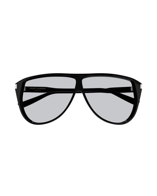 Saint Laurent Black Sl 731 Gaspar 001 Sunglasses Acetate Pilot for men
