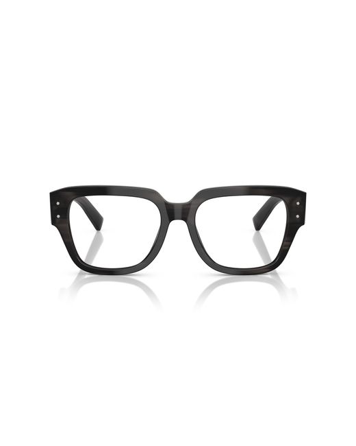 Dolce & Gabbana Black Dg3405 3440 Optical Frames Acetate Transparent Squared Normal for men
