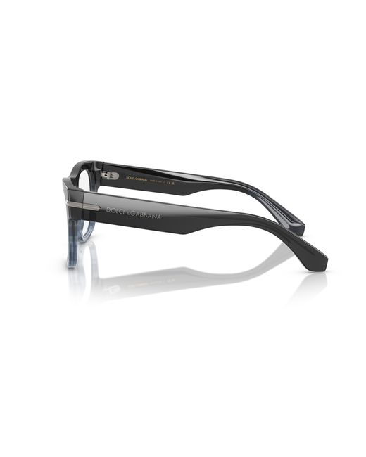 Dolce & Gabbana Black Dg3407 3485 Optical Frames Acetate Transparent Squared Normal for men