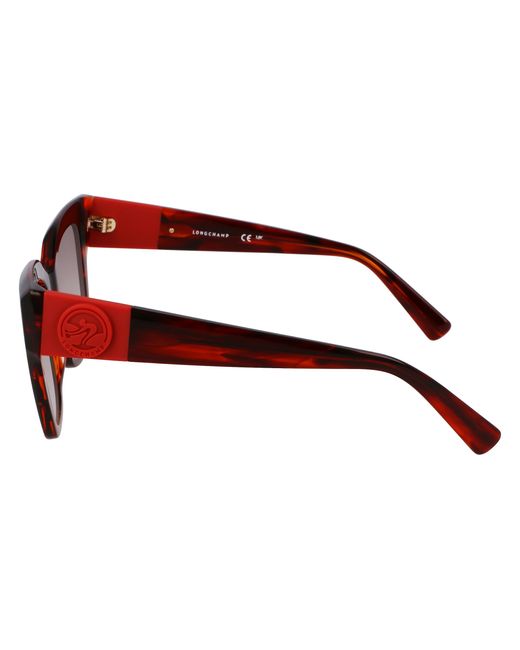 Longchamp Black Lo762S 607 Sunglasses Acetate Squared Normal