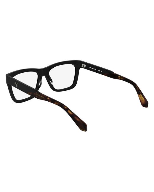 Calvin Klein Black Ckj25615 001 Optical Frames Acetate Squared Normal for men