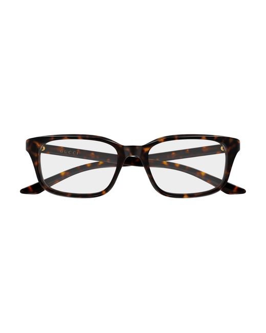 Gucci Black Gg2082O 006 Optical Frames Acetate Transparent Squared for men