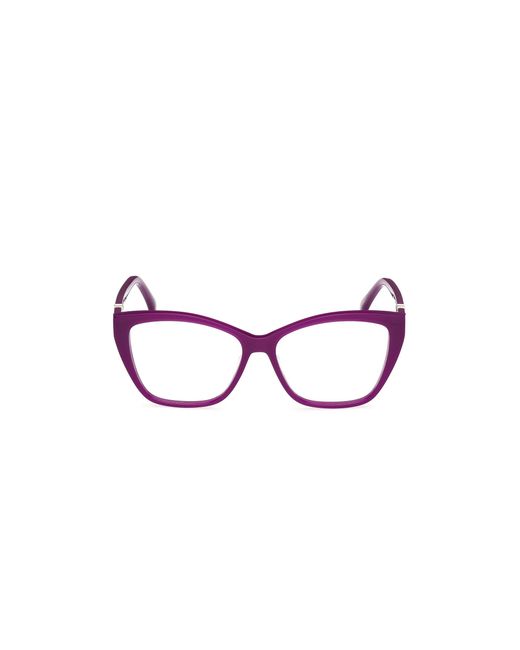 Max Mara Black Mm5036 081 Optical Frames Acetate Squared Normal