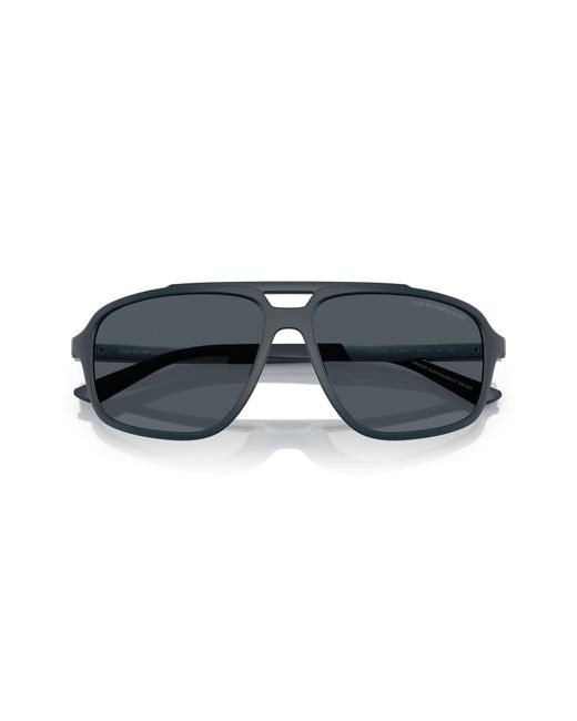 Emporio Armani Black Ea4236U 618987 Sunglasses Injected Pilot Normal for men