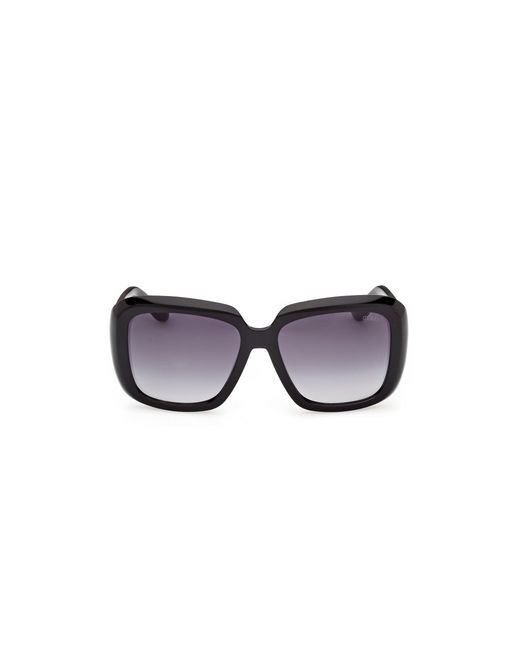 Guess Black Gu00288 01B Sunglasses Injected Smoke Squared Normal